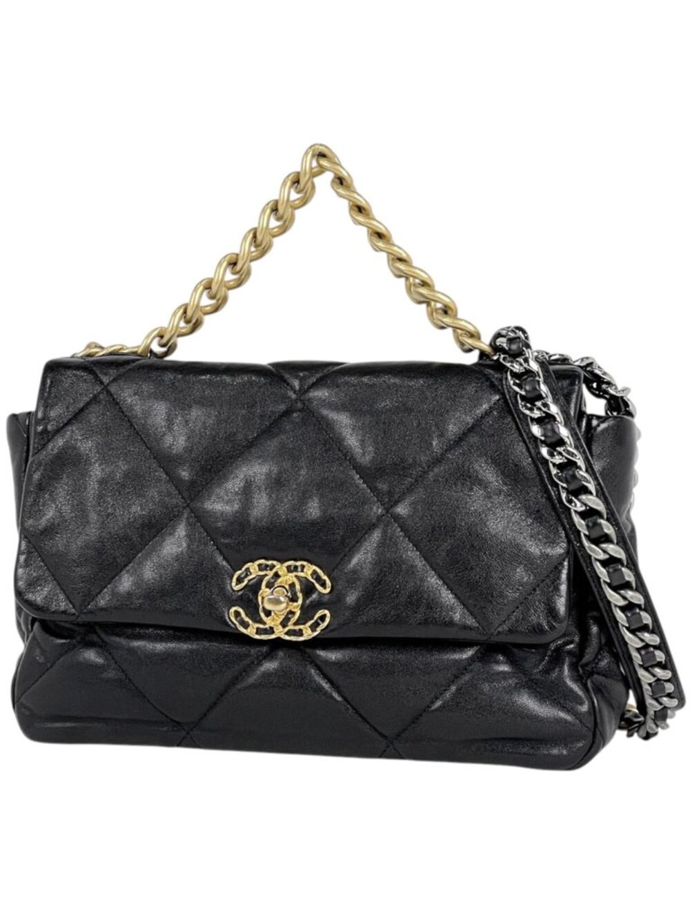 Chanel Shoulder Bag Chanel 19 2-Way Leather Black